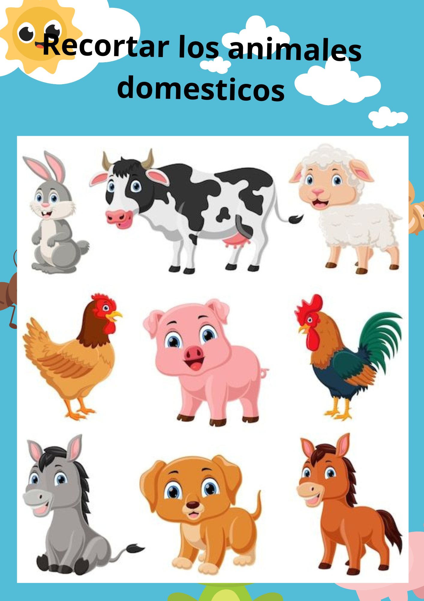 Recortar los animales domesticos